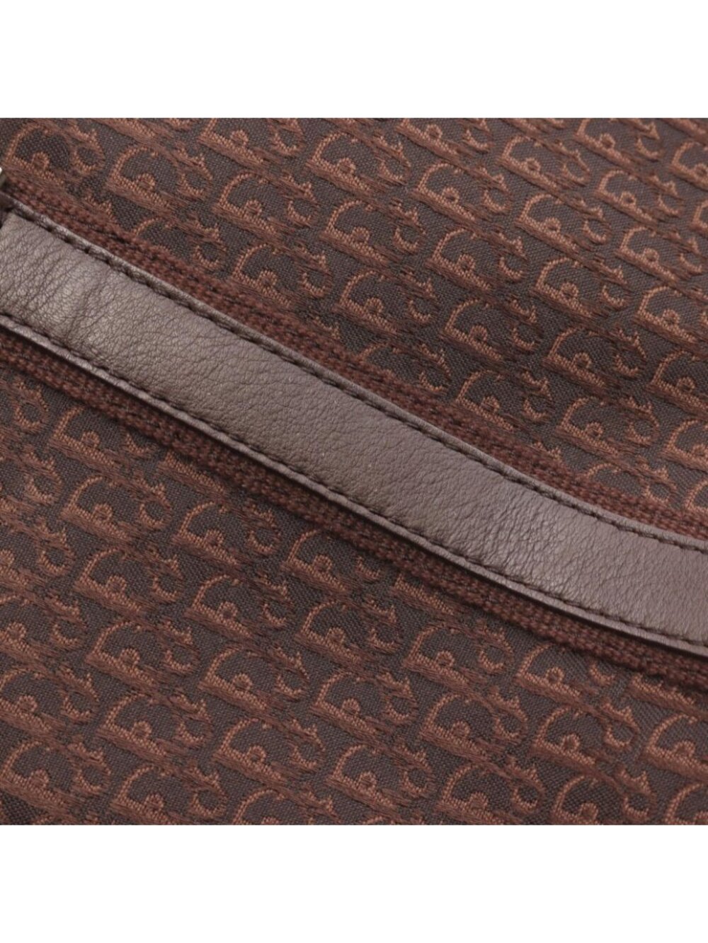Dior Dio Tote tosnine Tobta Brown Canvas Leather - Picture 9 of 12